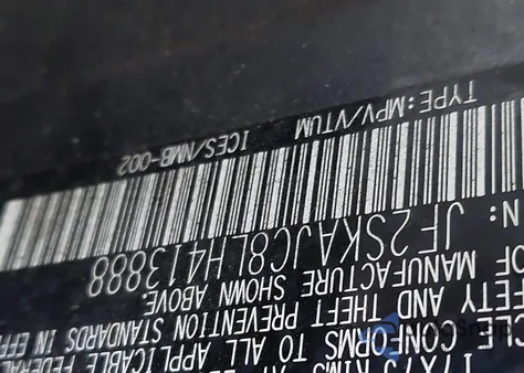 2020 Subaru Forester Premium из США, поврежденный, VIN JF2SKAJC8LH413888